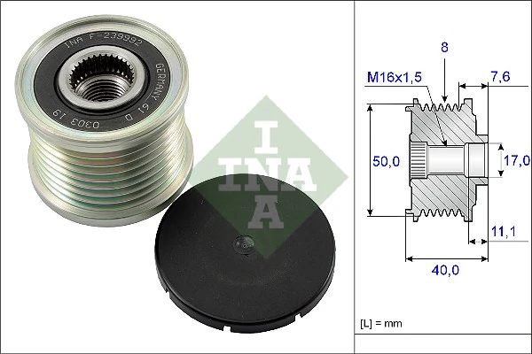 Alternator Freewheel Clutch